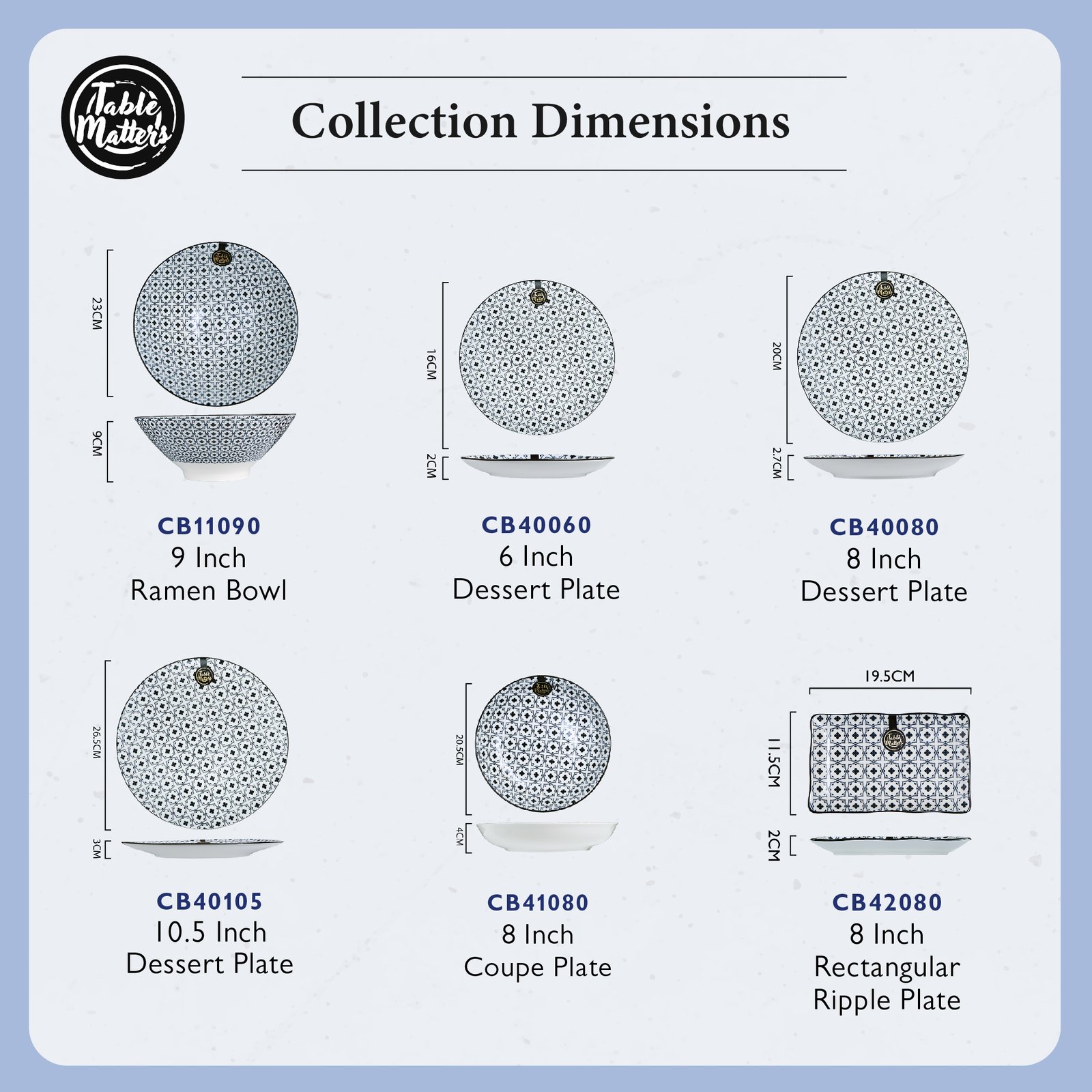 CrisscrossBlue-Tableware-ProductListing-26 Crisscross Blue - Flower Shaped Saucer