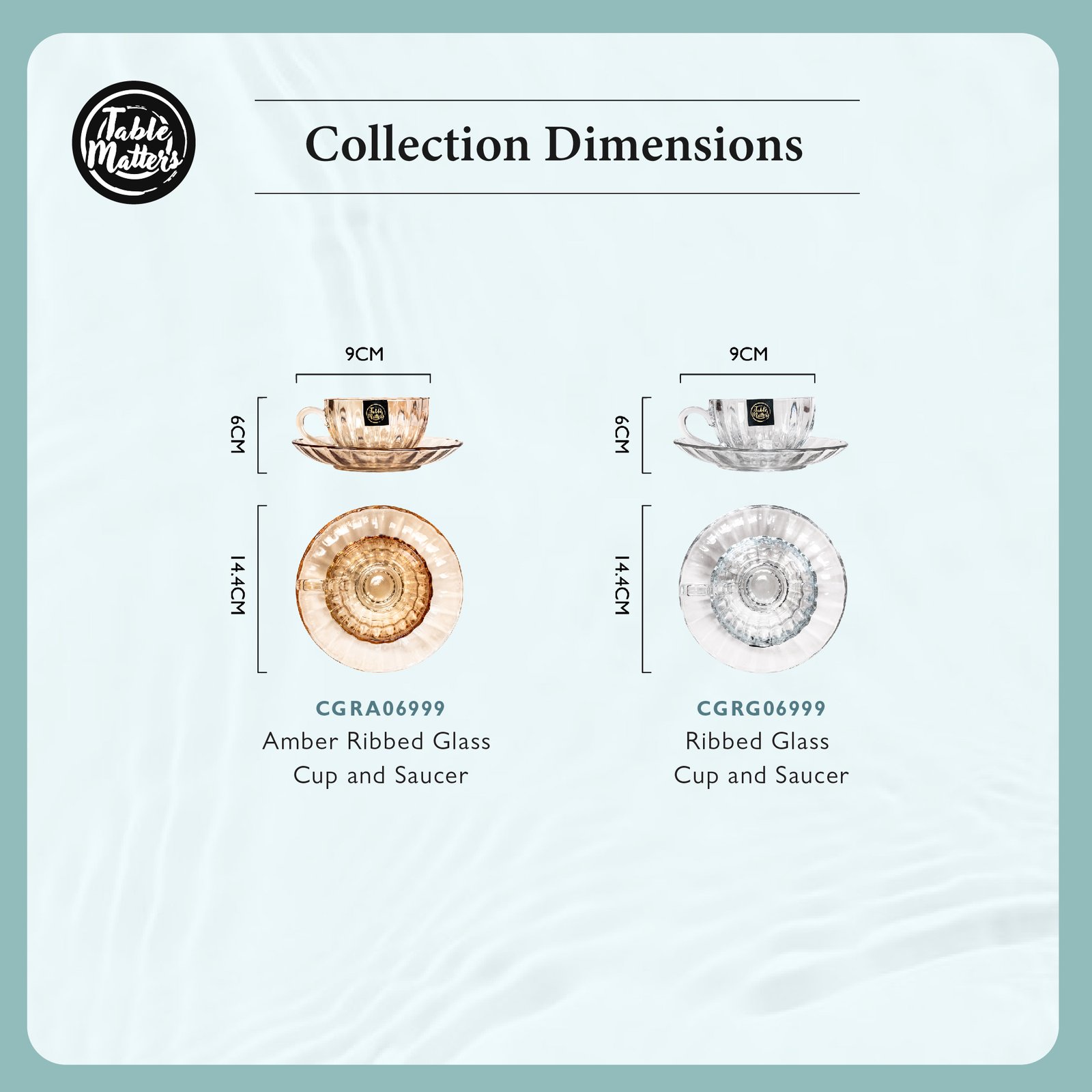 Taikyu-RibbedGlassCup-ProductListing-08 TAIKYU Ribbed Glass Cup and Saucer Collection