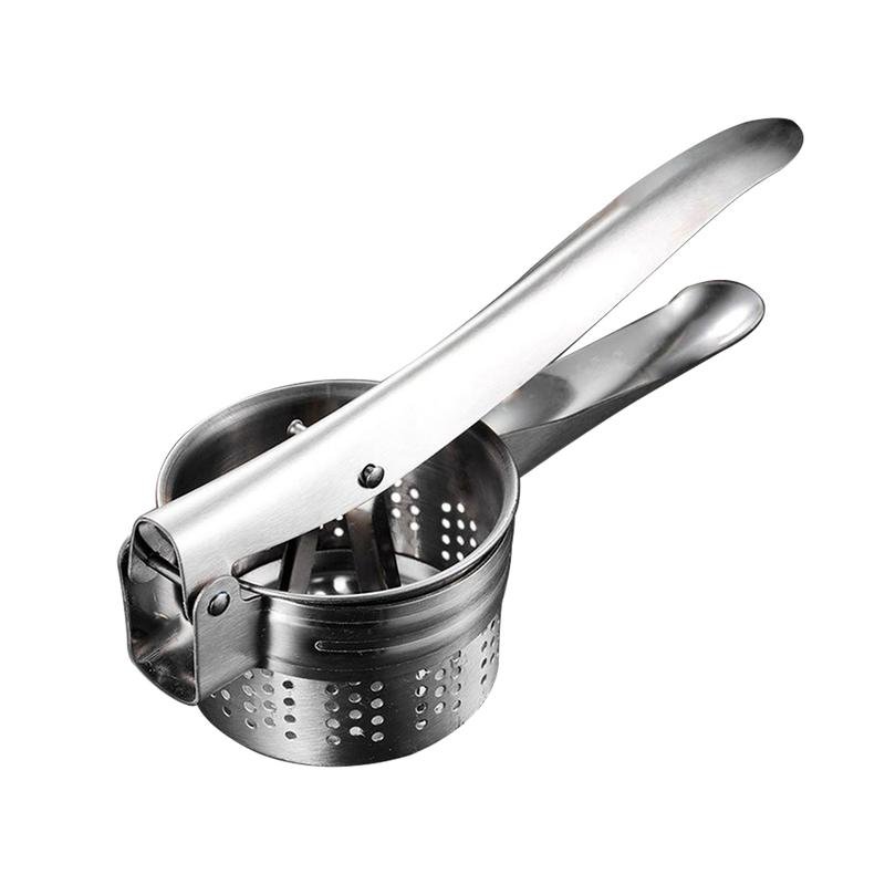 AEX Potato Ricer Mashers Stainless Steel Food Press for Fruit Vegetable Manual Kitchen Utensil Prep Machine Lemon Potato Masher